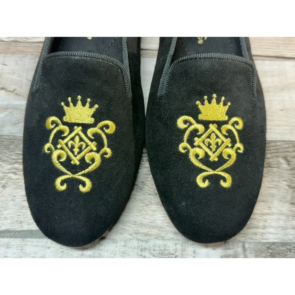 Aerosoles Betunia Black‎ Suede Women Loafer Flats Size 5M